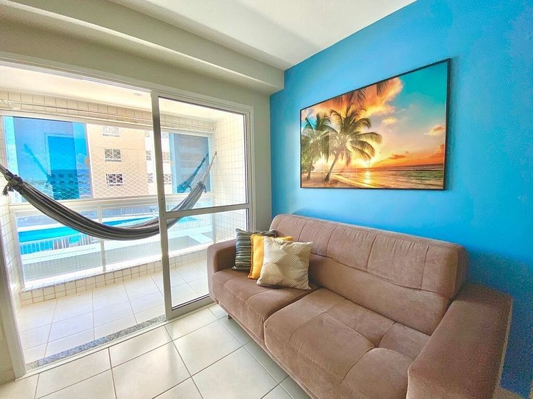 Atraente Apartamento na Orla de Atalaia