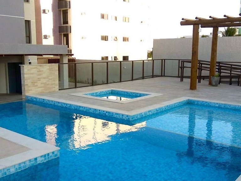 DUPLEX com Hidro 02 QUARTOS Vista Mar