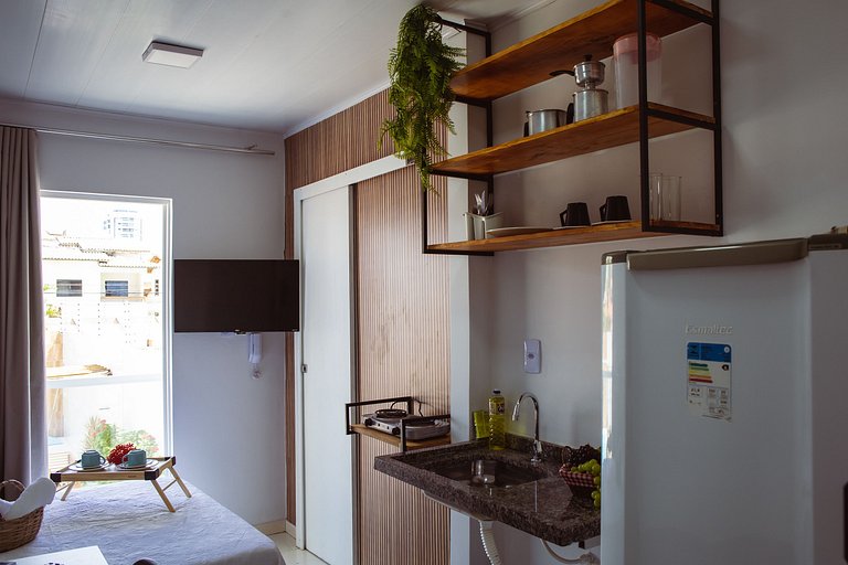 Suite Privativa na Orla de Atalaia com  Piscina