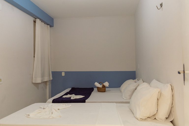 Flat top 02 Quartos, TEMPORADA737, 100m da praia