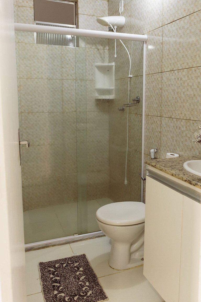 Flat top 02 Quartos, TEMPORADA737, 100m da praia