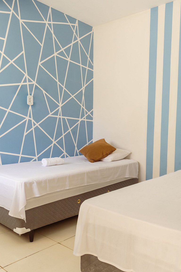 Flat top 02 Quartos, TEMPORADA737, 100m da praia