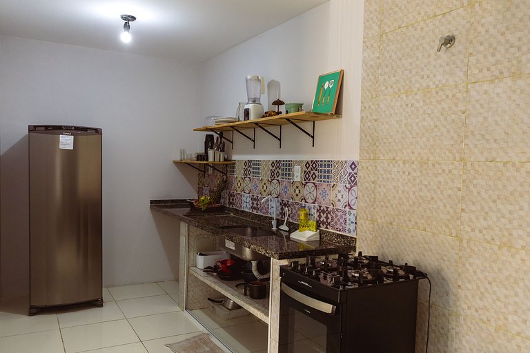 Flat top 02 Quartos, TEMPORADA737, 100m da praia