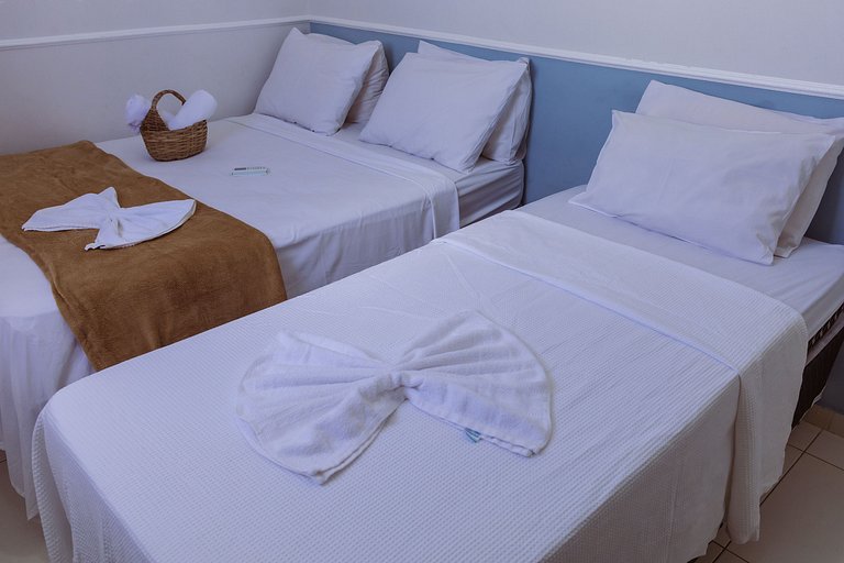 Flat top 02 Quartos, TEMPORADA737, 100m da praia