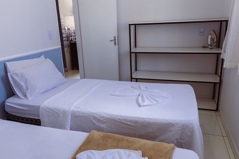 Flat top 02 Quartos, TEMPORADA737, 100m da praia