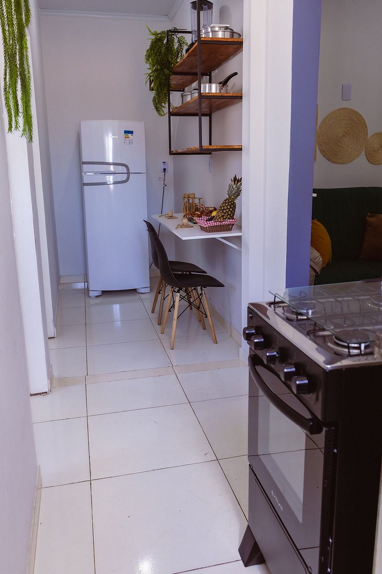 Flat top 02 Quartos, TEMPORADA737, 100m da praia