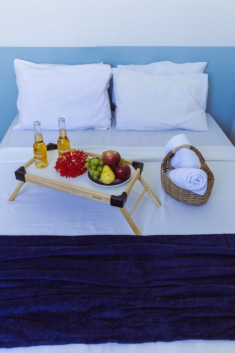 Flat top 02 Quartos, TEMPORADA737, 100m da praia