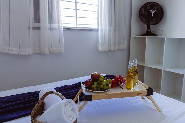 Flat top 02 Quartos, TEMPORADA737, 100m da praia