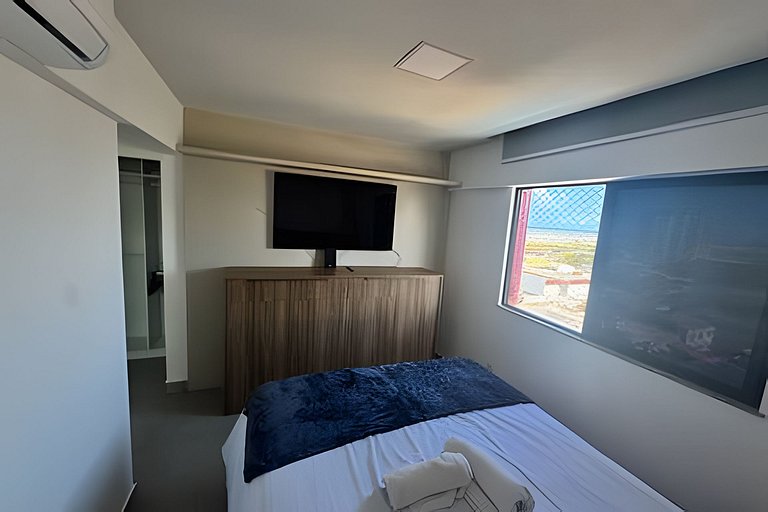 Morando Perto do Mar | 2 Suítes e Sala Climatizada