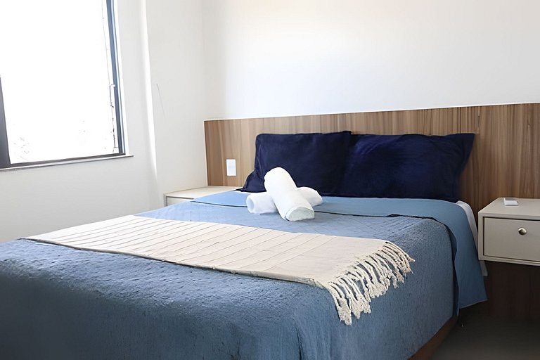 Morando Perto do Mar | 2 Suítes e Sala Climatizada