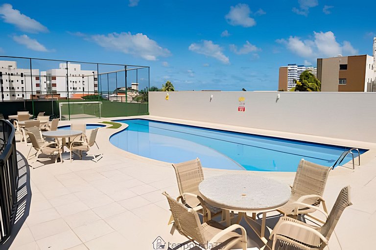 Morando Perto do Mar | 2 Suítes e Sala Climatizada