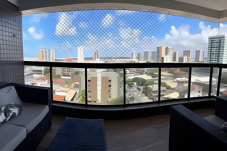 Morando Perto do Mar | 2 Suítes e Sala Climatizada