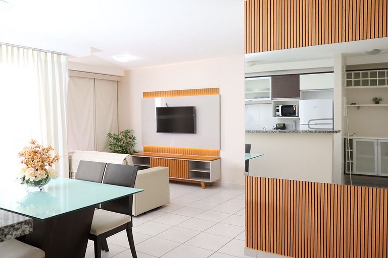 Apê | 02 quartos climatizados