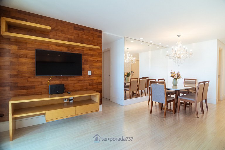 3 Suítes c/ar | Vista Mar