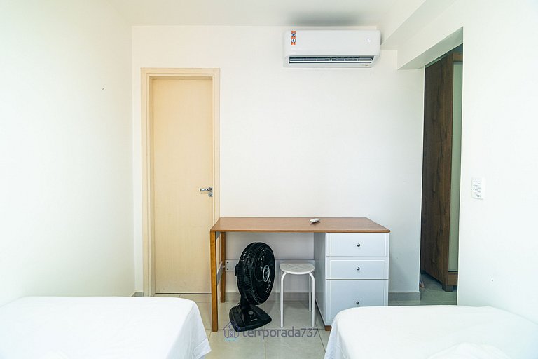 3 Suítes c/ar | Vista Mar