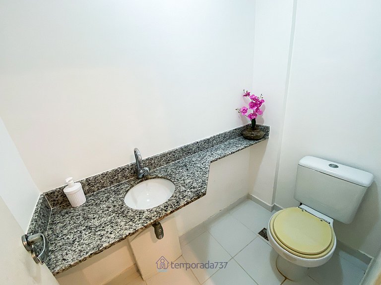 3 Suítes c/ar | Vista Mar