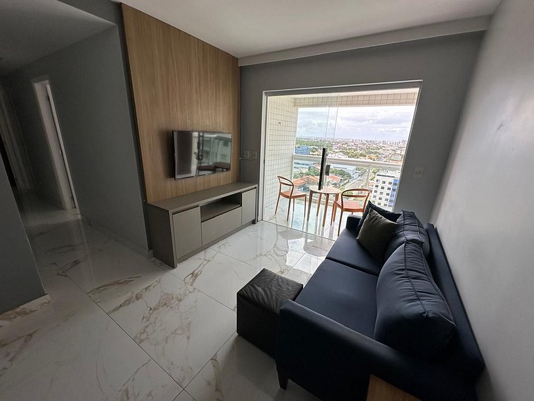 Vista Mar + 3/4 Climatizados + Piscina + Academia