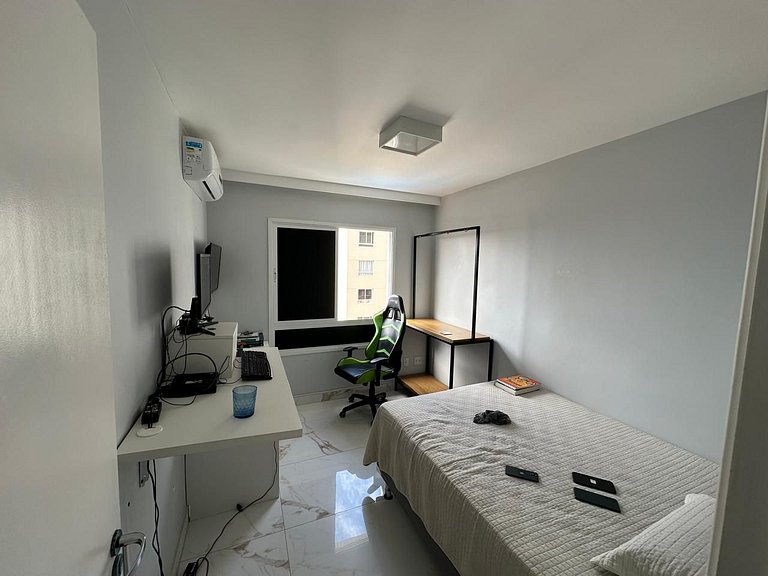 Vista Mar + 3/4 Climatizados + Piscina + Academia